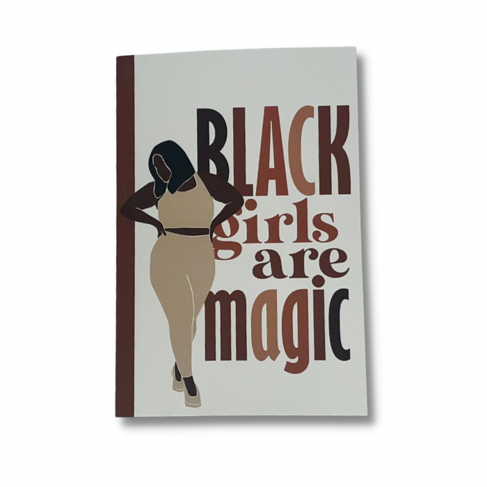 Black Girls Are Magic Lined Journal