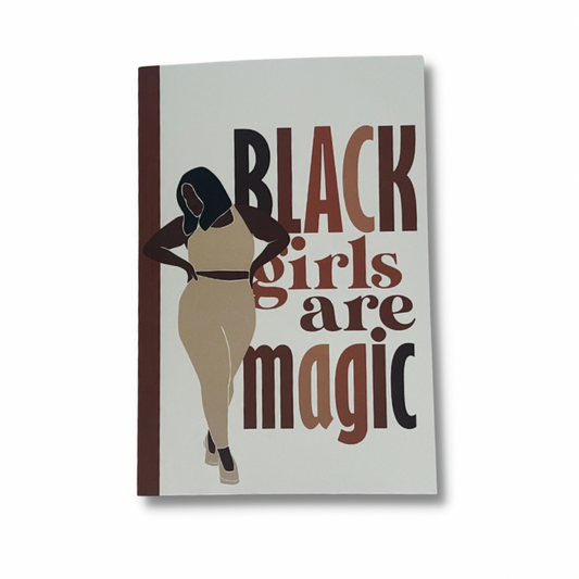 Black Girls Are Magic Lined Journal