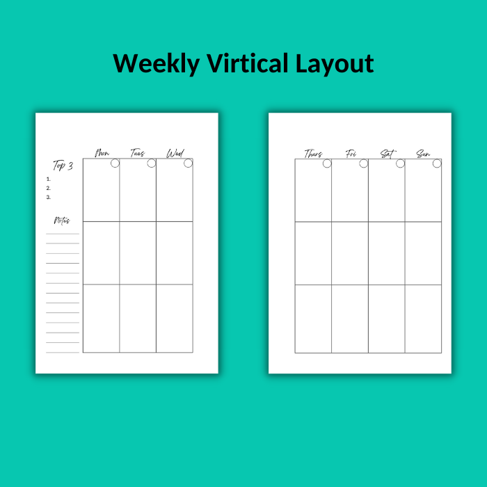 Good Vibes Weekly Planner