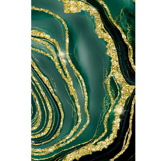 Green & Gold Marble Journal - Shondy & Co